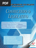 Cartilha Conhecendo o Legislativo 2015