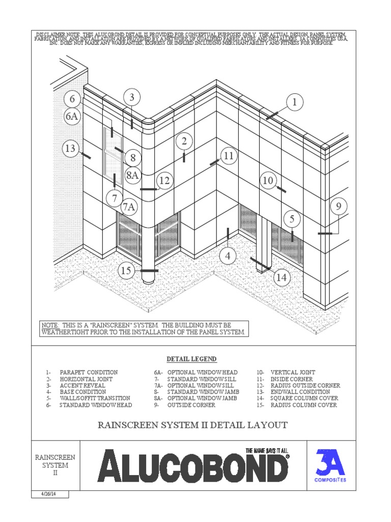 Alucobond Installation Details Guide | PDF | Building Insulation ...