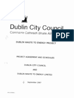 Redacted Project Agreement and Schedules for Cllrs