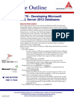 Developing Microsoft SQL Server 2012 Databases