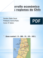 Desarrollo Económico de Las Regiones de Chile