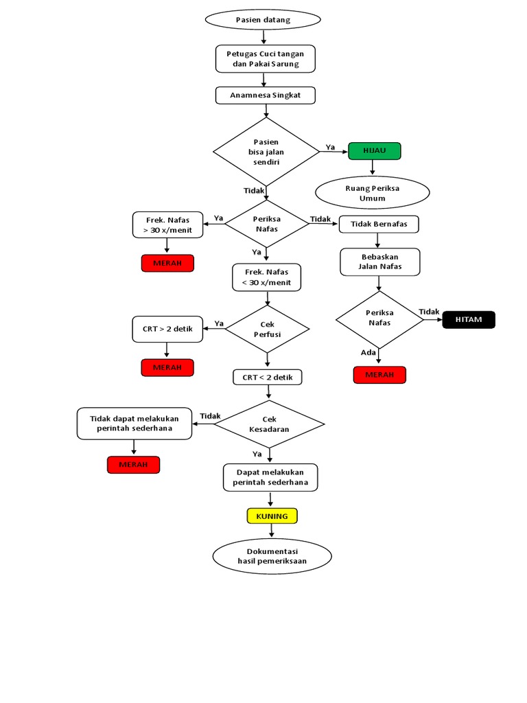 Prosedur Triage Metode START | PDF