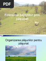 Folosirea Pajistilor Prin Pasunat