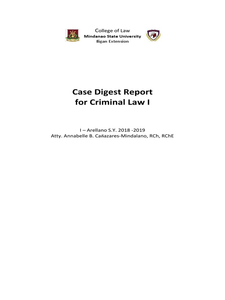People v. Arellano Case Summary | PDF | Insanity Defense | Burden Of ...