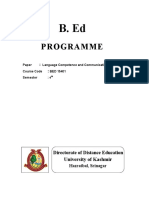 Language Competence & Communication Skills PDF