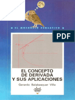 El Concepto de Derivada y Sus Aplicaciones-Gerardo Balabasquer Villa PDF