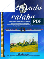 Rotonda Valahă, Nr. 11, An 2018