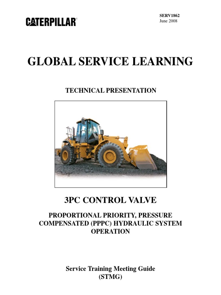 3pc Control Valve Caterpillar Pdf Pdf Valve Pump 
