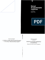 Manual de Psicoterapias Cognitivas - Isabel Caro (1997) PDF
