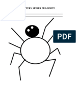 Pattern Spider Pre-Write