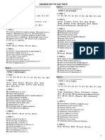 Answer Key To Cae Tests