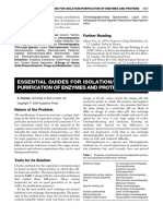 ESSENTIAL GUIDES FOR ISOLATION/PURIFICATION OF ENZYMES AND PROTEINS