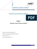 Actividad 3. Períodos Históricos de México