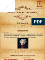 Teoria de Dorothea Orem 24mar18