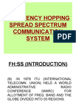 Frequency Hopping Spread Spectrum Communication System