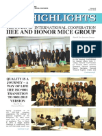 Iiee and Honor Mice Group: The Start of International Cooperation