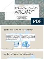 Microencapsulación Por Liofilización