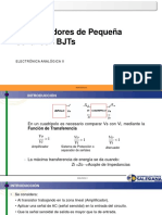 Amplificadores de Pequeña Señal Con BJTs