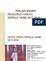 Pengantar Badan Pengurus Harian Kemala UNSRI 2017-2018