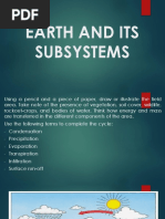 Earth and Its Subsystems