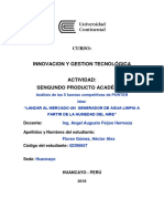 Pa2 5fuerzas Competitivas de Porter Ucci Innovacion Tecnologica Ing Industrial