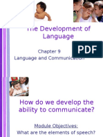 development of language