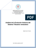 Análisis de La Evolución Histórica Del Sistema Tributario Venezolano