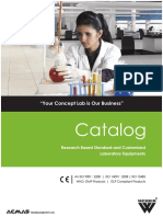 Lab Equipment Catalog Research Concept Lab