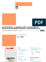 Matematica1 Com Falsa Suposicion y La Diferencia Total y Uni