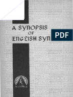 A Synopsis of ENGLISH SYNTAX PDF