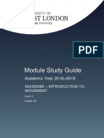 Module Study Guide: Academic Year 2018 - 2019