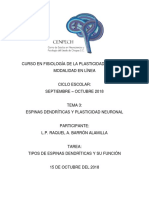 Tarea 2. Espinas Dendríticas