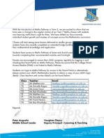 Year 7 Maths Letter To Parents