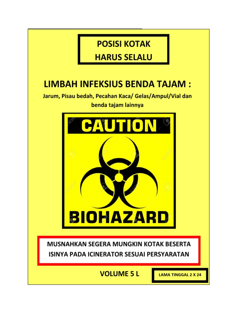 Limbah Tajam Infeksius | PDF