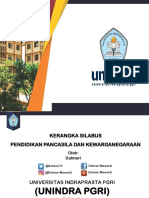 Kerangka Silabus PPKN Unindra Semester Gasal 2018-2019