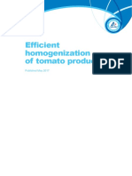 Efficient Homogenization of Tomato Products PDF