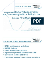 Implementation of Nitrates Directive and Common Agricultural Policy in The DRB