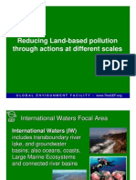 Reducing Land-Based Pollution Through Actions at Different Scales