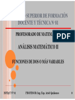 01 - Funciones de Dos o Más Variables