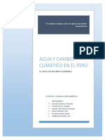 Agua y Cambio Climatico en El Peru