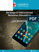 Strategy & International Business Simulation: Case Description