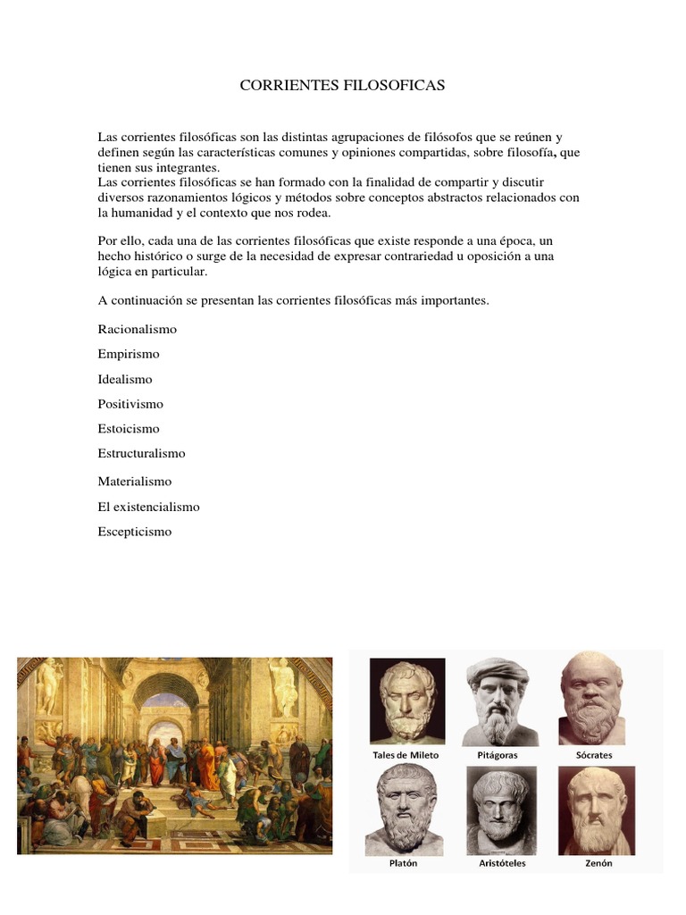 Corrientes Filosoficas Racionalismo Estoicismo