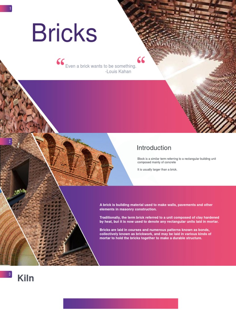 Types and Properties of Bricks | PDF | Brick | Tile