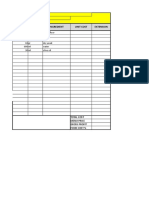 Menu: Pizza Dough Yield: 1,5 KG Quantity Recipe Unit Ingredient Unit Cost Extension