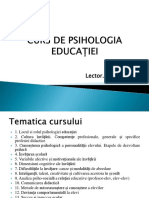 Psihologia Educatiei Cursul 1