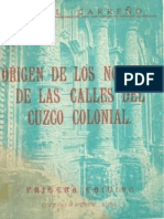 Angel Carreño - Las Calles Del Cusco