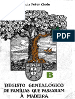 Registo Genealogico de Familias Que Passaram A Madeira - Letra B PDF