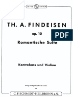 Findeisen - Romantische Suite Per Violino e Contrabbasso