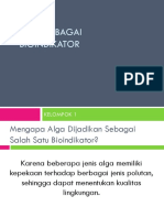 ALGA SEBAGAI BIOINDIKATOR