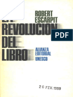 Robert Escarpint La Revolución Del Libro